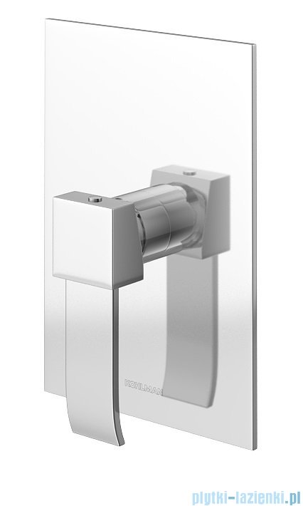 Kohlman Axis zestaw prysznicowy z deszczownicą kwadratową 25x25 cm chrom QW220NQ25