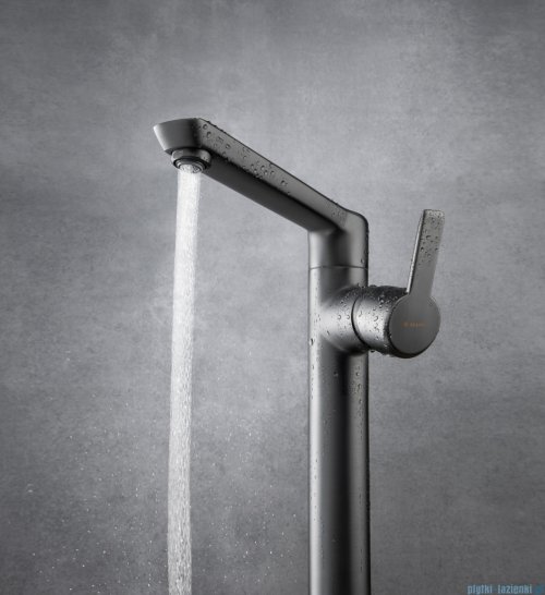 Deante ARNIKA Bateria umywalkowa wysoka titanium BQA_D20K