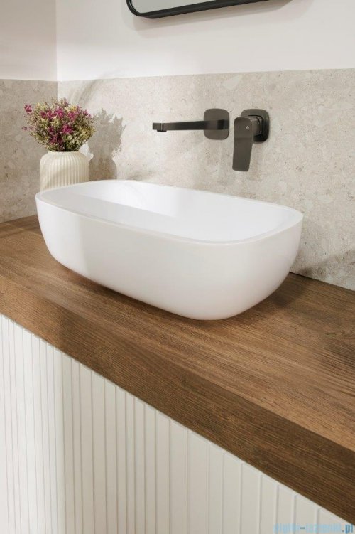 KFA MALAGA GUN METAL GREY bateria umywalkowa podtynkowa grafit szczotkowany 4529-810-61 