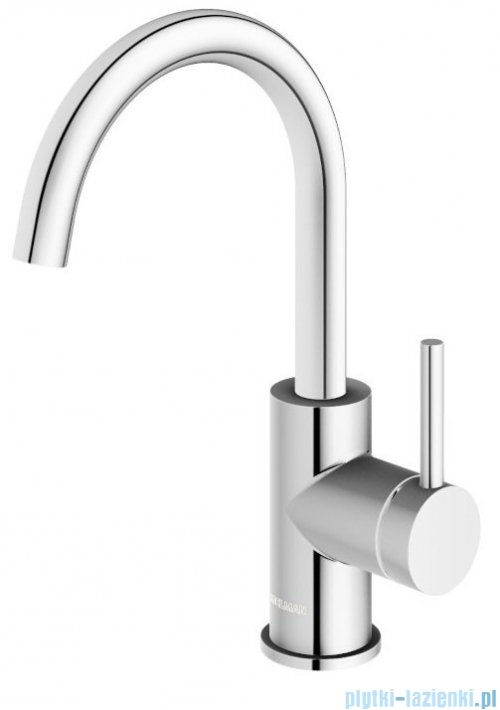 Kohlman Axel bateria umywalkowa z obrotową wylewką chrom QB150A