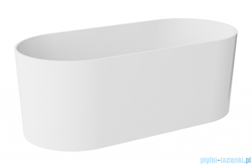 Besco Lova Matt 160x74cm wanna wolnostojąca + syfon klik-klak chrom #WMM-160-LKC