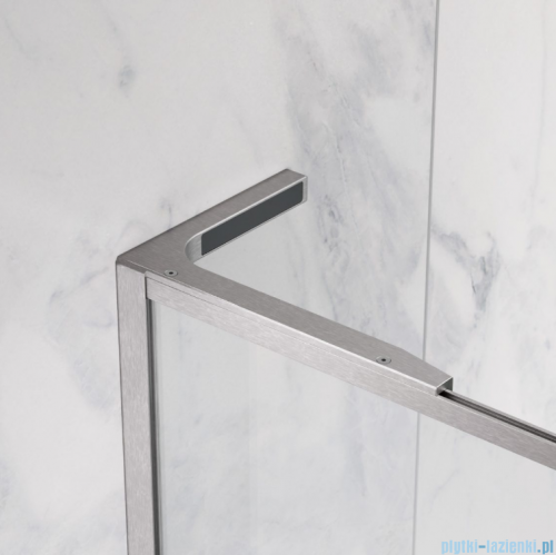 Radaway Modo F SL Brushed Nickel II kabina Walk-in 50x201,6cm lewa Szczotkowanay Nikiel szkło przejrzyste 10419054-91-01L