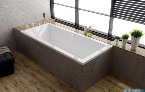 Riho Lusso wanna prostokąta 180x80cm z hydromasażem Air lewa B036007005