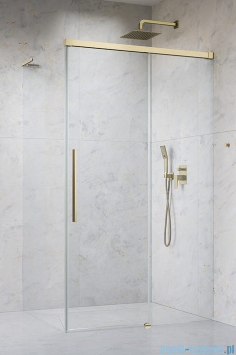 Radaway Idea 8 QL XL Kdj Brushed Gold kabina 110x80cm prawa szczotkowane złoto 10560567-99-01R/10570522-01-01/10580080-01-01L