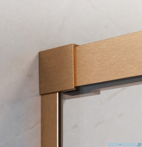 Radaway Idea DWJ Brushed Copper drzwi wnękowe 115cm lewe szczotkowana miedź 387022-93-01L