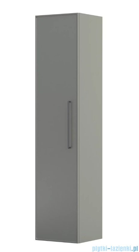 Oristo Lagom szafka boczna wysoka 35x160x32cm Oliwkowy Mat OR53-SB1D-35-17
