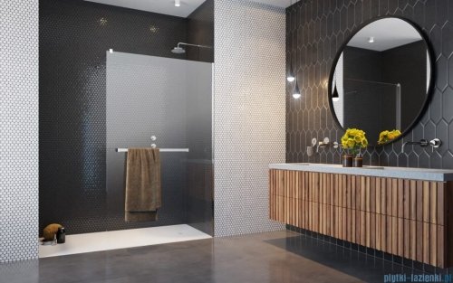 Radaway Modo New II z wieszakiem kabina Walk-in 125x200 szkło przejrzyste 389125-01-01W