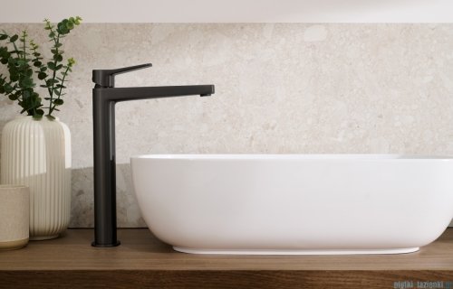 KFA MALAGA BLACK bateria umywalkowa czarny 4522-815-81