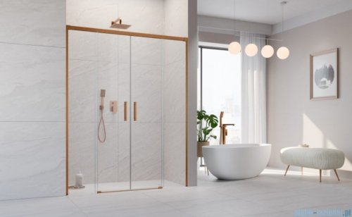 Radaway Idea 6 DWD Brushed Copper drzwi wnękowe 150cm szczotkowana miedź 387125-93-01