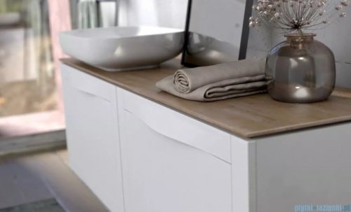 Oristo Skagen szafka z umywalką wisząca 119x50x45 biały mat OR49-SD1S-120-2/UME-AM-120-92-C