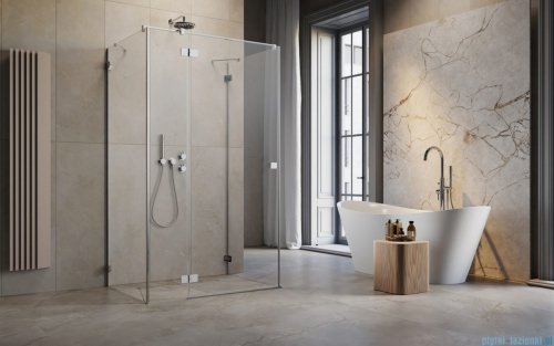 Radaway Essenza Pro Kdj+S kabina 100x100x100cm lewa szkło przejrzyste 10097310-01-01L/10098100-01-01/10098100-01-01