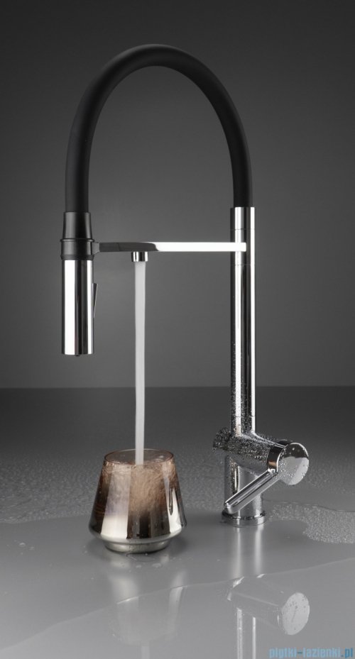 Deante MAGNETIC Bateria kuchenna z podłączeniem do filtra wody z elastyczną wylewką chrom BRM_075M