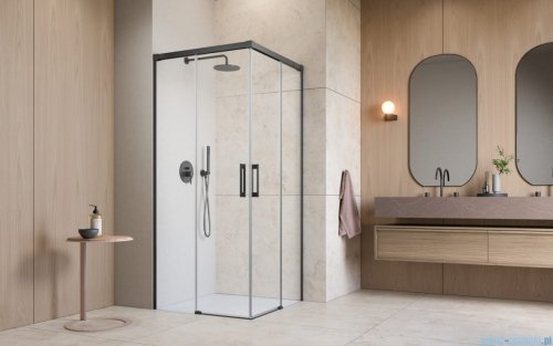 Radaway Idea Kdd Brushed GunMetal kabina 90x80cm szczotkowany grafit 387060-92-01L/387061-92-01R