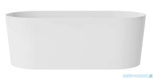 Besco Lova Matt 160x74cm wanna wolnostojąca + syfon klik-klak biały #WMM-160-LKW