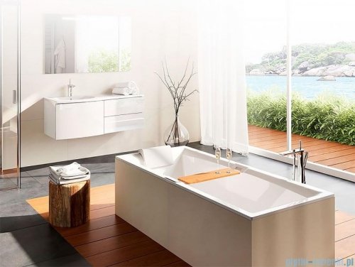 Riho Still Square wanna prostokąta 170x75cm z hydromasażem FLOW lewa B100019005