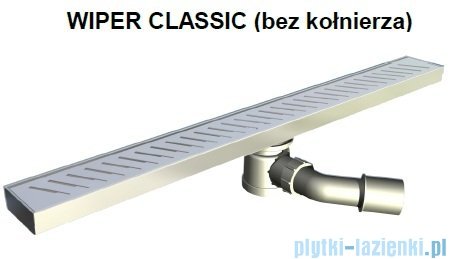 Wiper Odpływ liniowy Classic Sirocco 80cm bez kołnierza poler S800PCS100