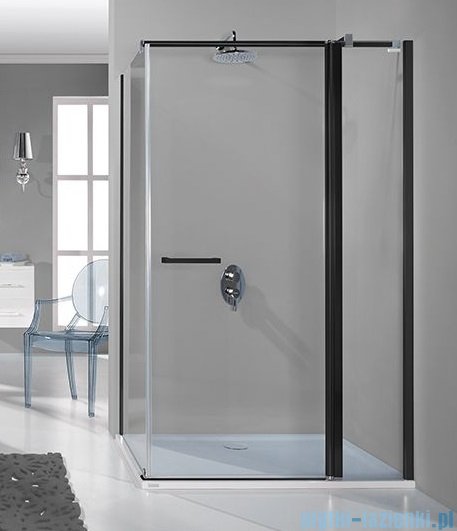 Sanplast Prestige III KNDJ2/PRIII kabina prostokątna 80x120x198 cm czarny matowy 600-073-0280-59-401
