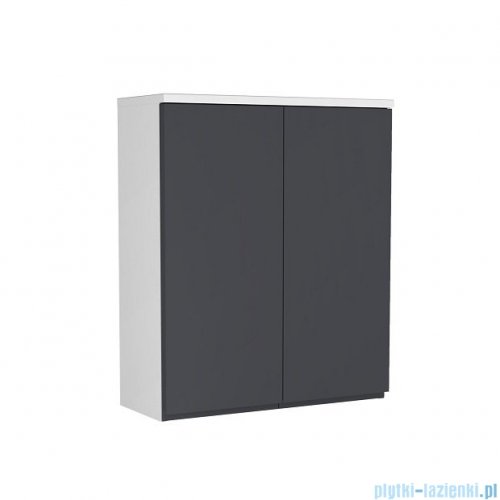Oristo Brylant szafka górna 60x72x25cm grafit/biały OR36-SG2D-60-5