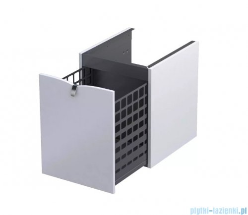 Oristo Siena szafka niska z koszem 40x50x45cm Biały mat OR45-SN1S-40-2