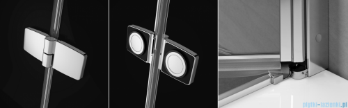 Radaway Fuenta New KDJ-B kabina prysznicowa 100x80 lewa przejrzyste 384083-01-01L/384051-01-01
