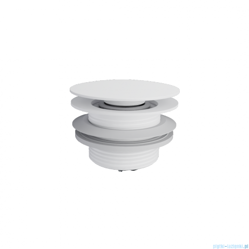 Excellent Korek klik-klak do wanien wolnostojących czyszczony od góry biały połysk ARIN.3485.01WH