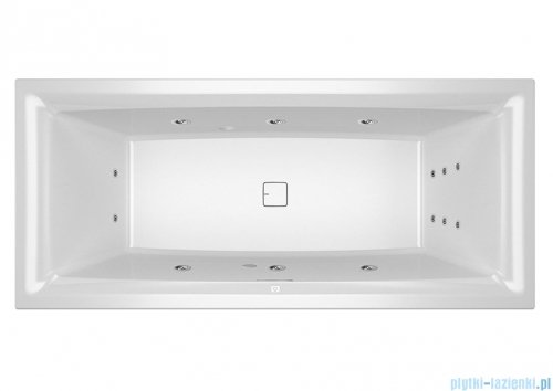 Riho Still Square wanna prostokąta 170x75cm z hydromasażem FLOW lewa B100019005