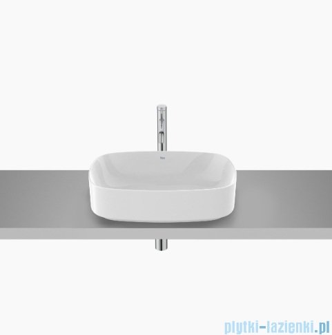 Roca FINECERAMIC ONA umywalka nablatowa SUPERGLAZE 50x37 biała A3275L0S00
