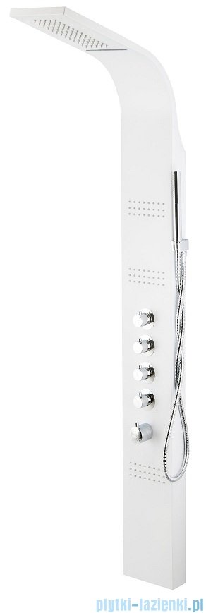 Corsan Kaskada panel prysznicowy z mieszaczem biały A-014AMBIALY