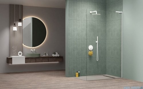 Radaway Modo SL White II kabina Walk-in 100x200 prawa szkło przejrzyste 10319104-04-01R