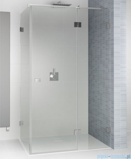 Riho Scandic NXT X203 kabina prysznicowa prawa 90x90cm czarna G001056121
