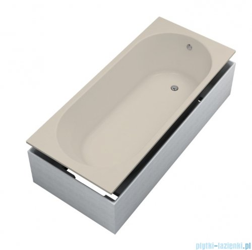 Schedpol Schedline Solia Set wanna prostokątna Cashemere Mat z nośnikiem styropianowym 170x70cm 3WST.SS1P-17070/PK/MG