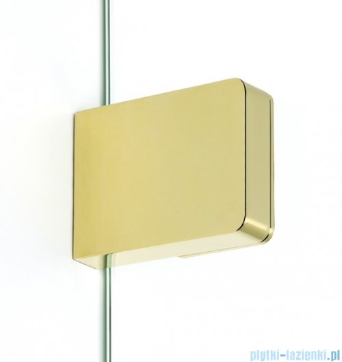 New Trendy Eventa Gold Shine kabina prysznicowa prostokątna 120x90x200 cm prawa przejrzyste Złoty połysk EXK-4745
