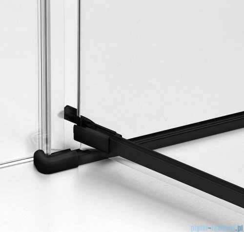 New Trendy Avexa Black kabina prostokątna 120x80x200 cm przejrzyste lewa EXK-1598