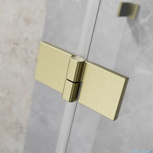 Radaway Essenza Pro Brushed Gold Kdj kabina 80x90cm prawa szczotkowane złoto 10097080-99-01R/10098090-01-01