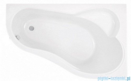Poolspa Wanna asymetryczna LEDA 160x100 prawa + nogi PWAH510ZN000000