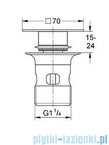 Grohe Korek chrom 40565000
