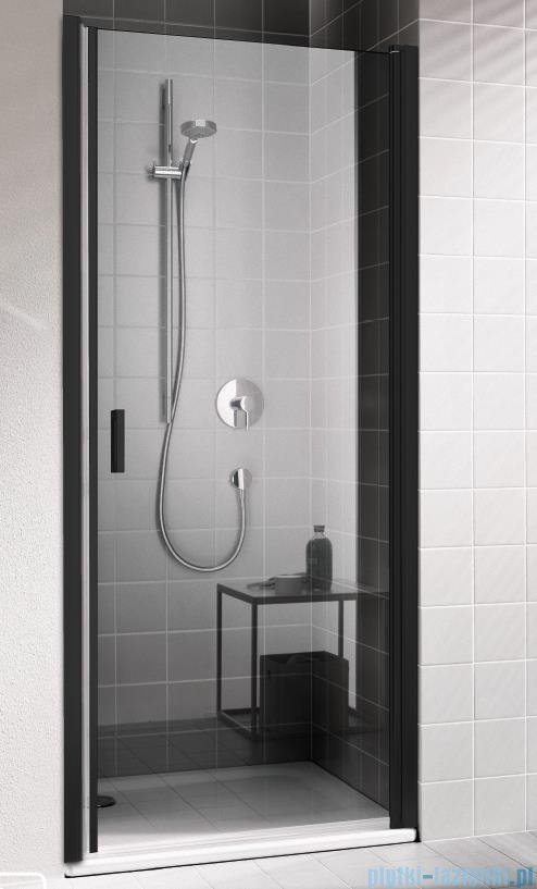 Vitalle NOLA drzwi wahadłowe 1-skrzydłowe prawe 80 cm czarne VN1WR080203PK