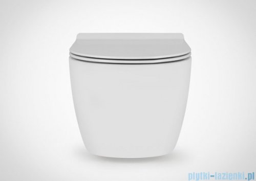 Massi Decos miska wisząca+deska wolnoopadająca slim biała MSM-3673SLIM