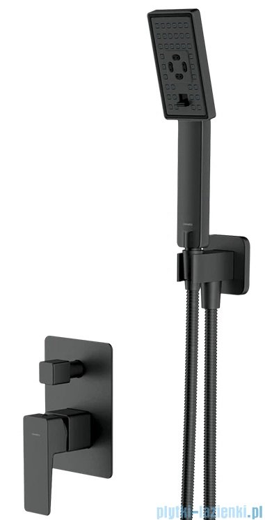 Omnires Parma system wannowy podtynkowy grafit szczotkowany SYSPMW01GR