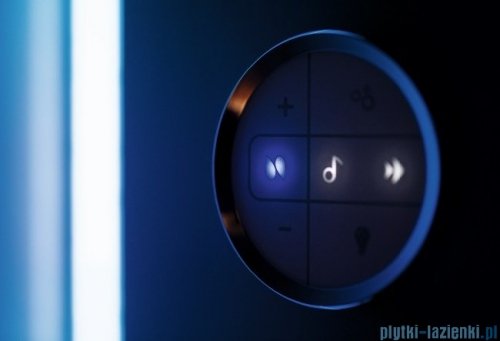 Novellini Glax 2 2.0 kabina masażowo-parowa 100x70 prawa czarna G22A197DM5-1HU