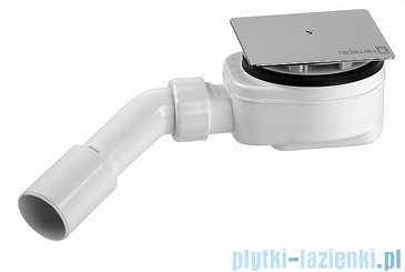 Radaway Eos II KDJ kabina prysznicowa 100x80 lewa szkło przejrzyste + brodzik Argos D + syfon 3799422-01L/3799430-01R/4AD810-01