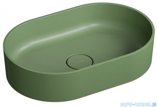 Omnires Ovo M+ umywalka nablatowa 55x36 cm olive OVOUNOL