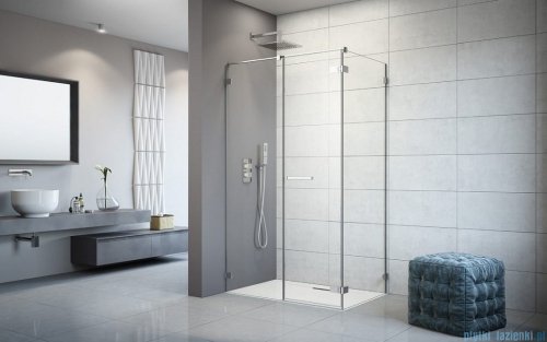 Radaway Arta Kds II kabina 90x75cm lewa szkło przejrzyste 386521-03-01R+1386101-03-01+386108-03-01