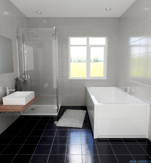 Riho Lusso wanna prostokątna 180x90cm nogi+syfon B026001005/207095/208865