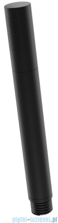 Kohlman Experience Black zestaw prysznicowy z deszczownicą 30 cm czarny mat QW210EBR30
