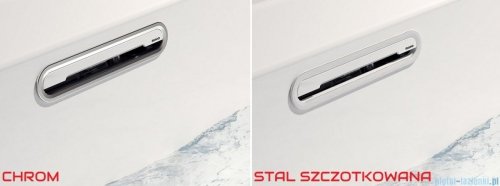 Riho Desire Back2wall LED wanna wolnostojąca przyścienna z oświetleniem Riho Fall napełnianie przez przelew 180x84cm B089012005