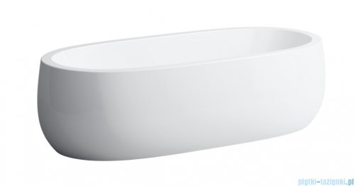 Laufen ILBAGNOALESSI wanna wolnostojąca konglomeratowa biała z systemem podnoszenia 183 x 87 cm H2459720000001