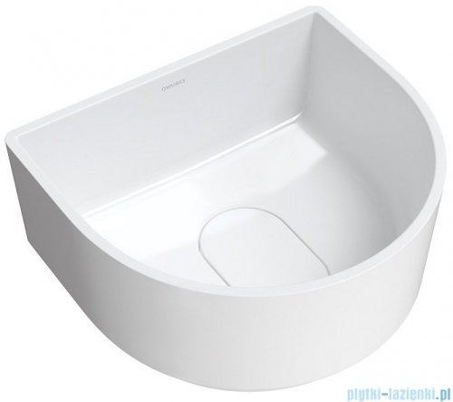 Omnires Cadence umywalka nablatowa 42x37 cm biały połysk CADENCE420BP