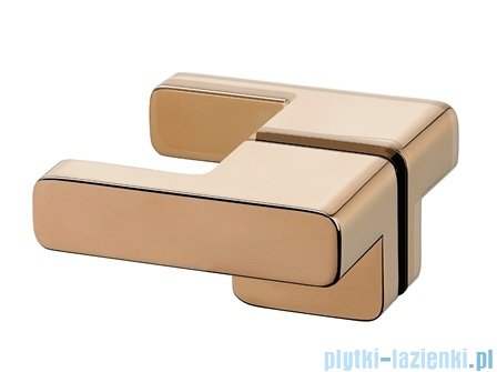 New Trendy Eventa Copper Shine kabina prysznicowa prostokątna 90x80x200 cm lewa przejrzyste miedź połysk EXK-6377