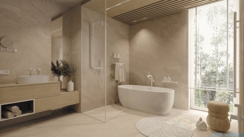 Deante SILIA Wieszak na ręcznik podwójny ścienny bianco ADI_A631